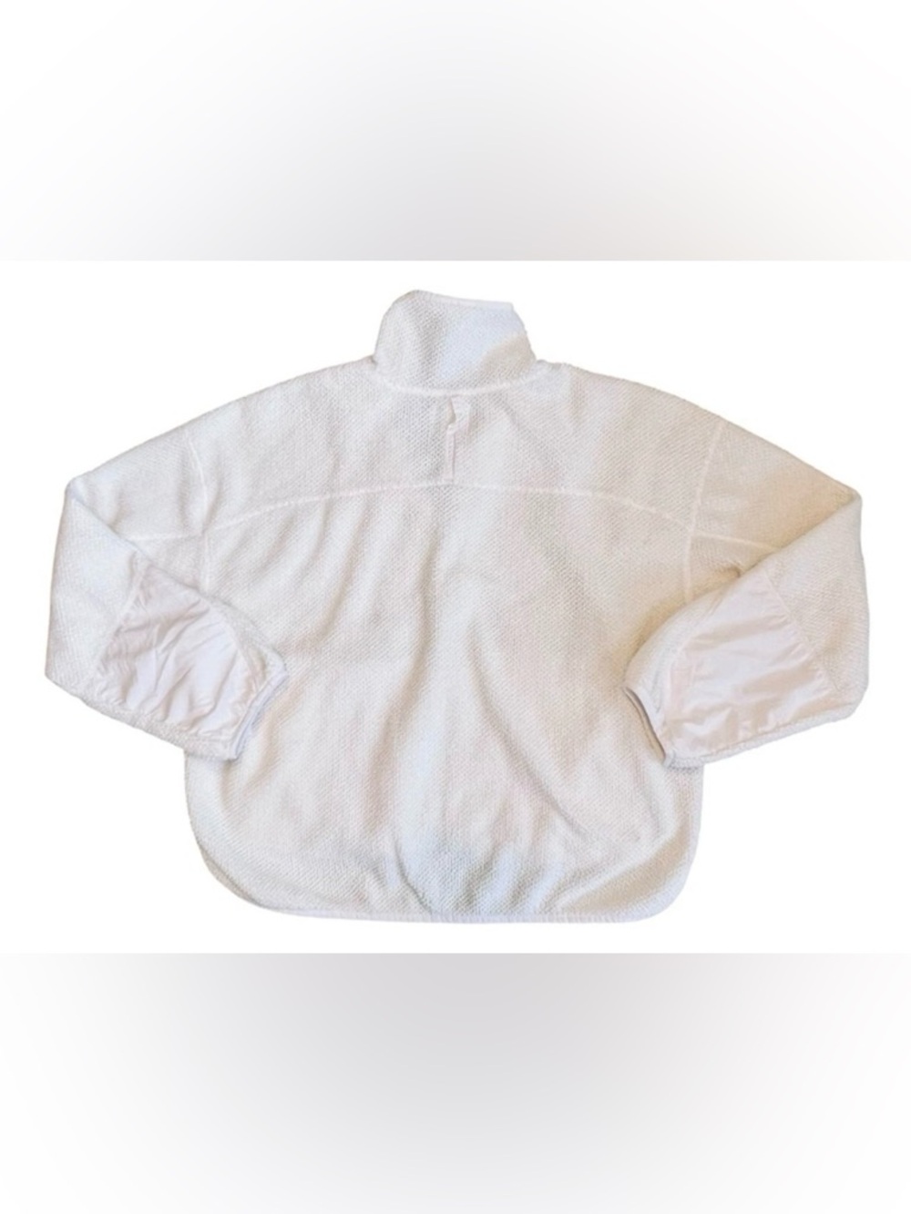 🤍 Free People Movement Ziggy Fleece Jacket ✨ Cream Brushed Sail Cozy Size S - Picture 7 of 8